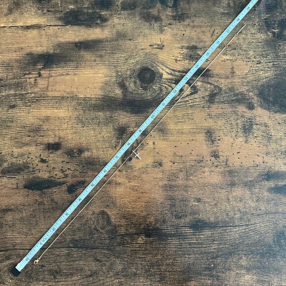 David Yurman Cable Cross Necklace w/ Pavé White Diamonds & 18K Yellow Gold - 18" - Picture 16 of 16